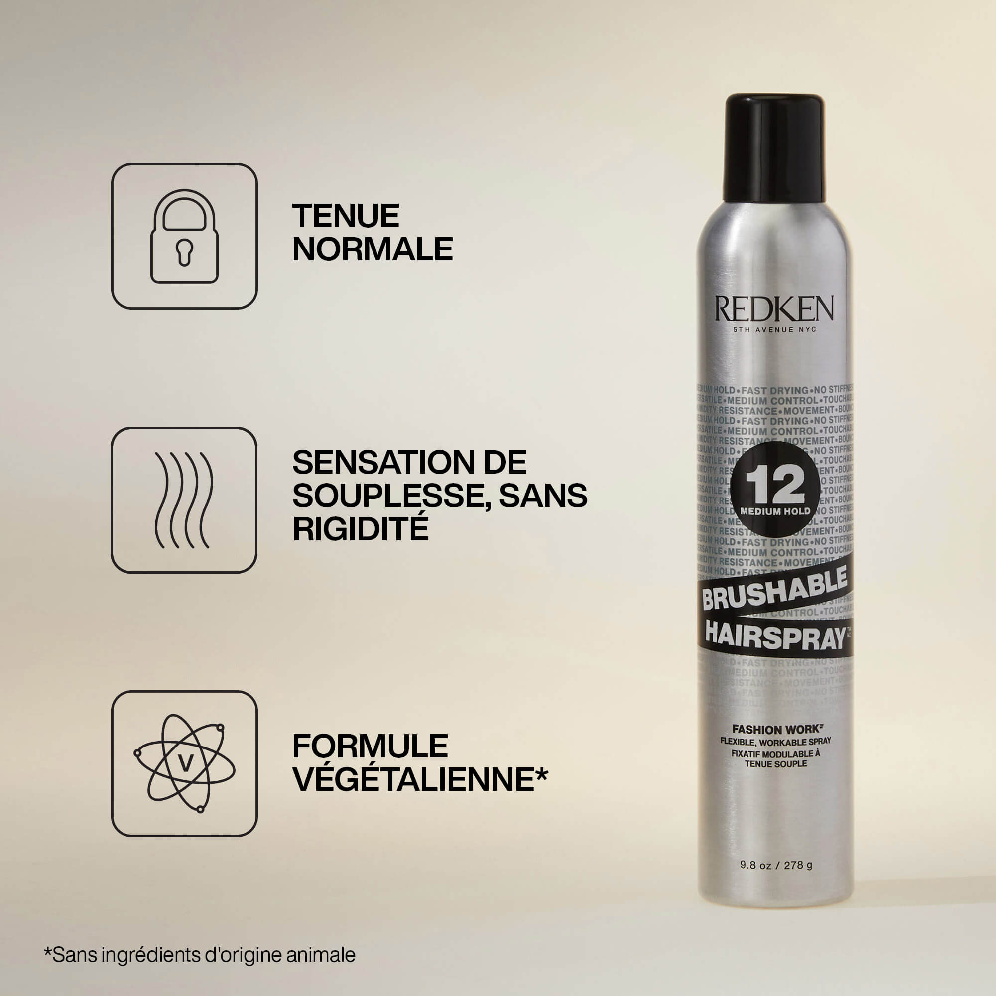 Redken - Spray Fixatif Brushable 12 278g – Image 3