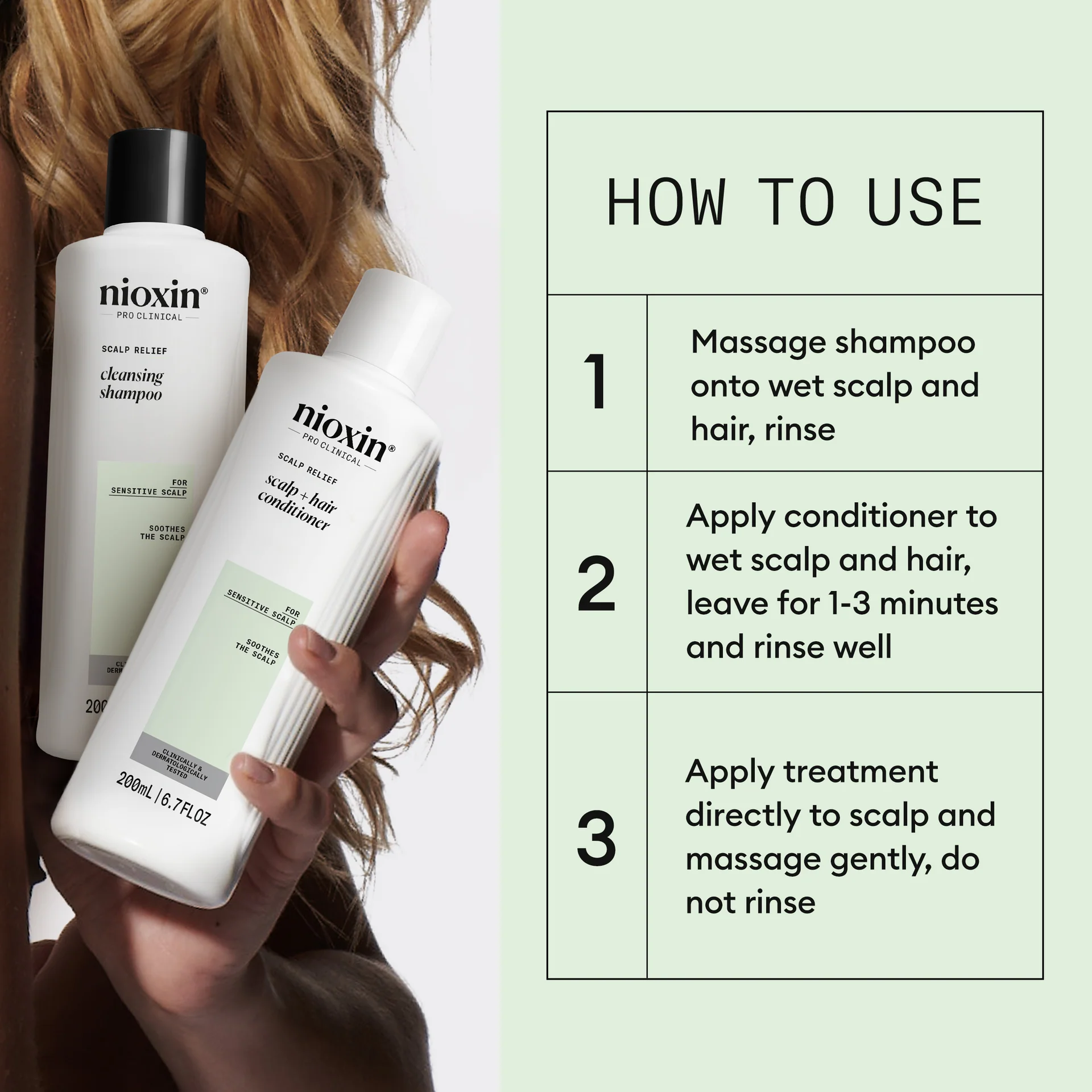 Nioxin - Ensemble pour cuir chevelu sensible Scalp Relief – Image 5
