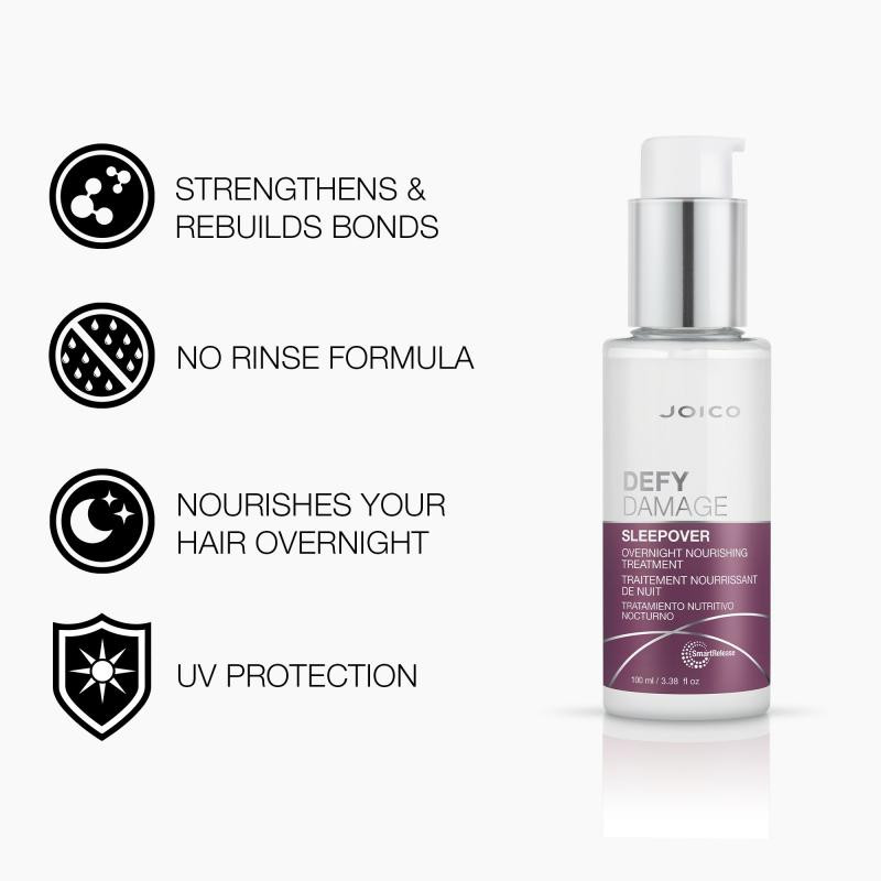 Joico - Traitement de nuit Sleepover Defy Damage 100ml – Image 2