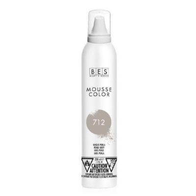 BES - Mousse Color 712 Gris perle 200ml