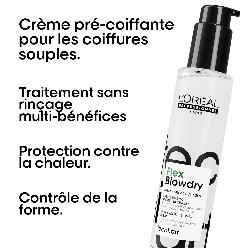 L'Oréal Professionnel - Crème 10-en-1 Flex Blowdry 150ml – Image 2