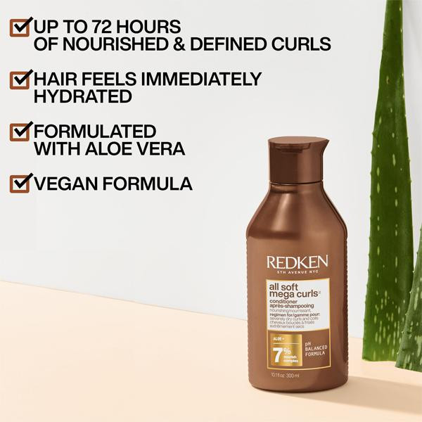 Redken - Revitalisant All Soft Mega Curls 300ml – Image 3