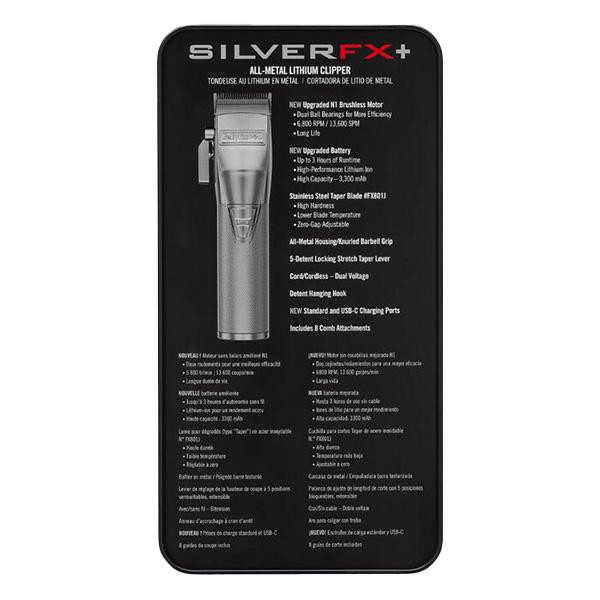 Babyliss Pro - Tondeuse au lithium sans fil Silver FX – Image 5