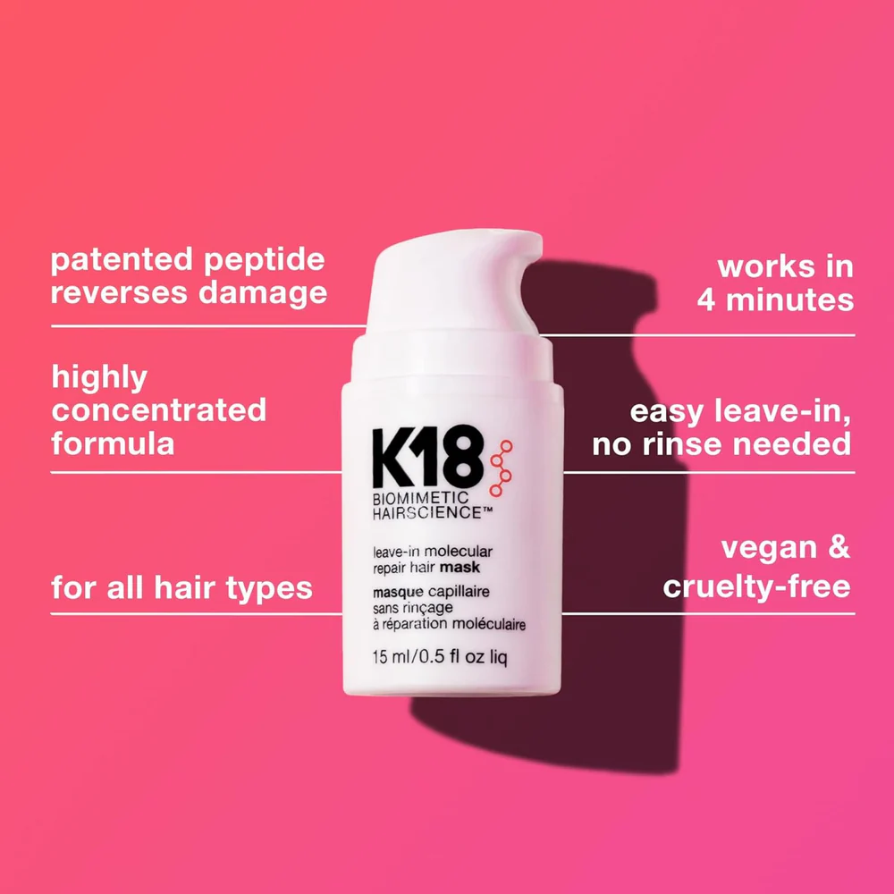K18 - Masque capillaire à réparation moléculaire 15ml – Image 4