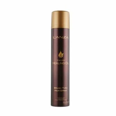laque de finition brush thru hair spray healing oil l'anza 350ml