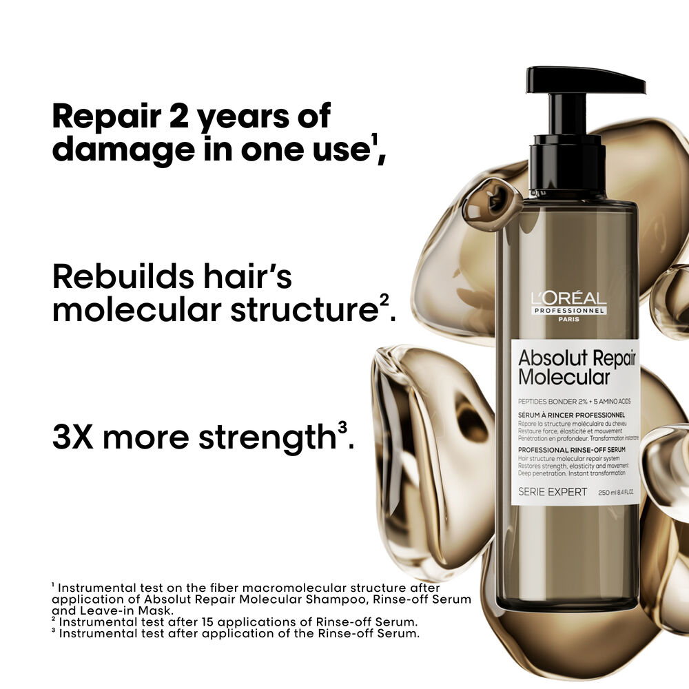 L'Oréal Professionnel - Sérum à rincer Absolut Repair Molecular 250ml – Image 2