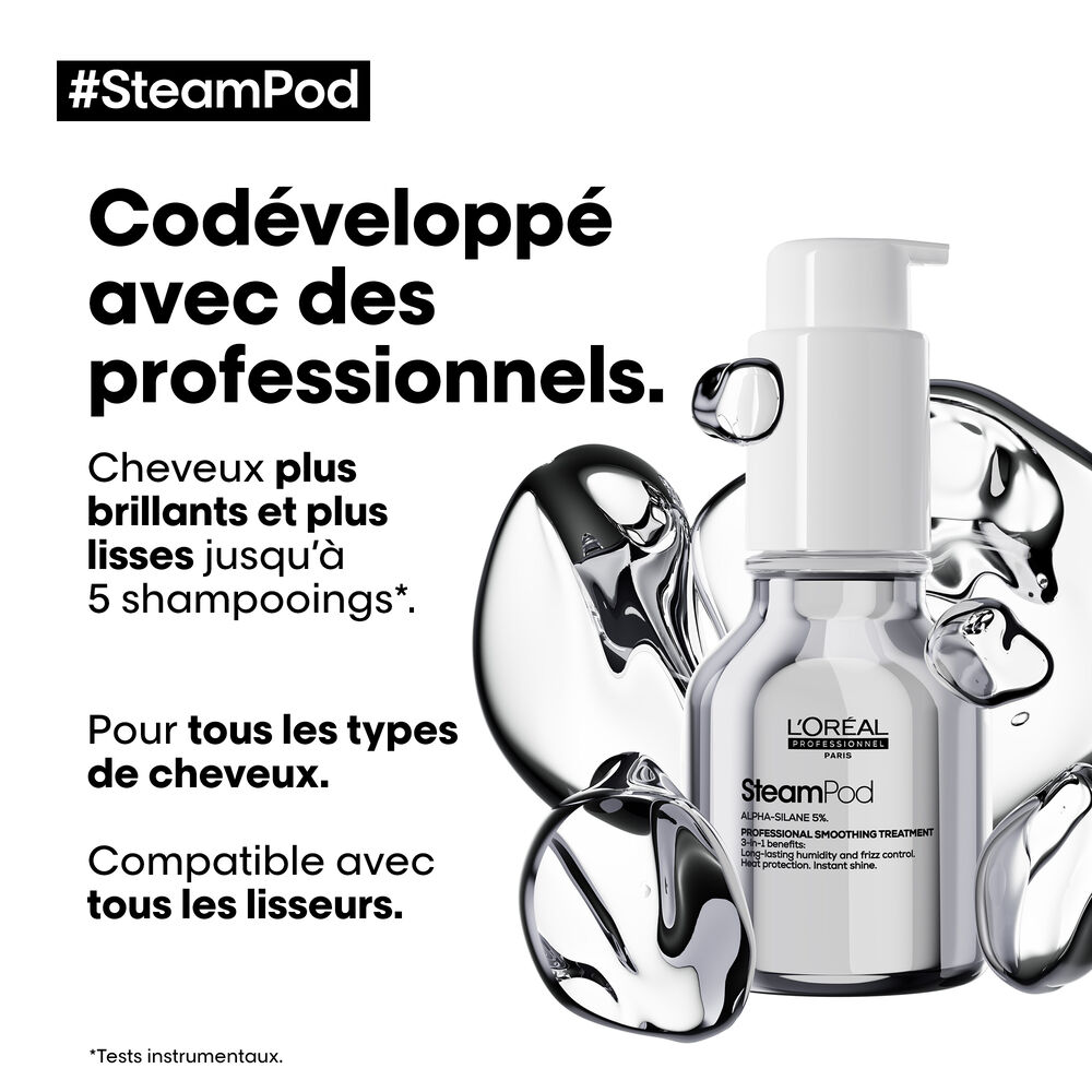 L'Oréal Professionnel - Sérum concentré lissant 3-en-1 Steampod 50ml – Image 3