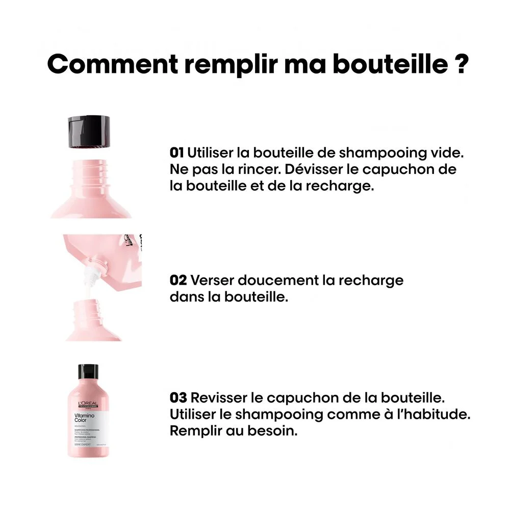 L'Oréal Professionnel - Shampoing en pochette Vitamino Color 500 ml – Image 8