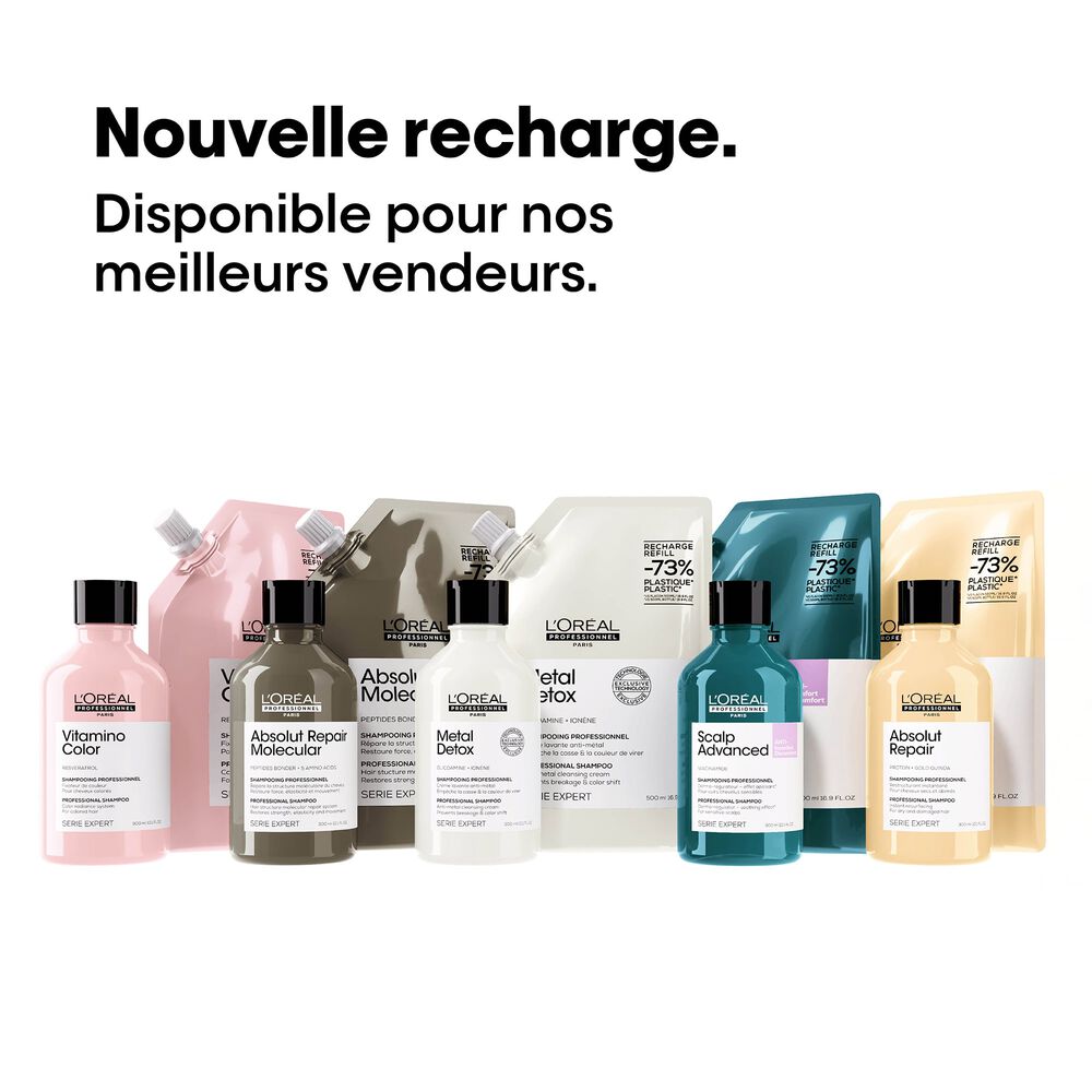L'Oréal Professionnel - Shampoing en pochette Absolut Repair Molecular 500 ml – Image 7