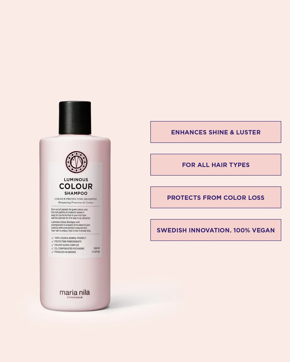 Maria Nila - Shampoing couleur Luminous Color 1L – Image 3