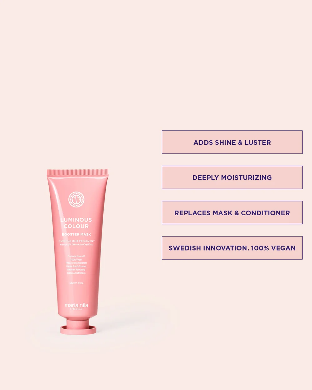 Maria Nila - Traitement Booster Mask Luminous Color 50ml – Image 3
