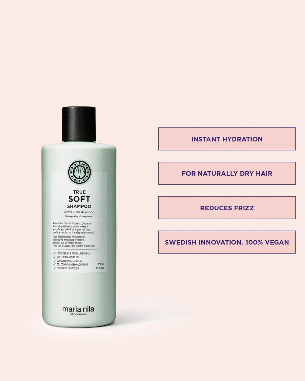 Maria Nila - Shampoing hydratant True Soft 1L – Image 4