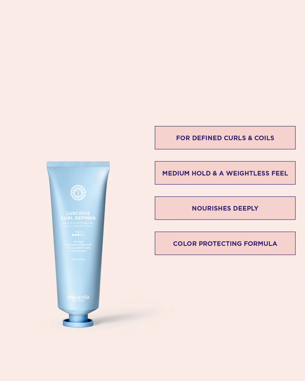 Maria Nila - Gel riche boucles Luscious Curl Definer 125ml – Image 4