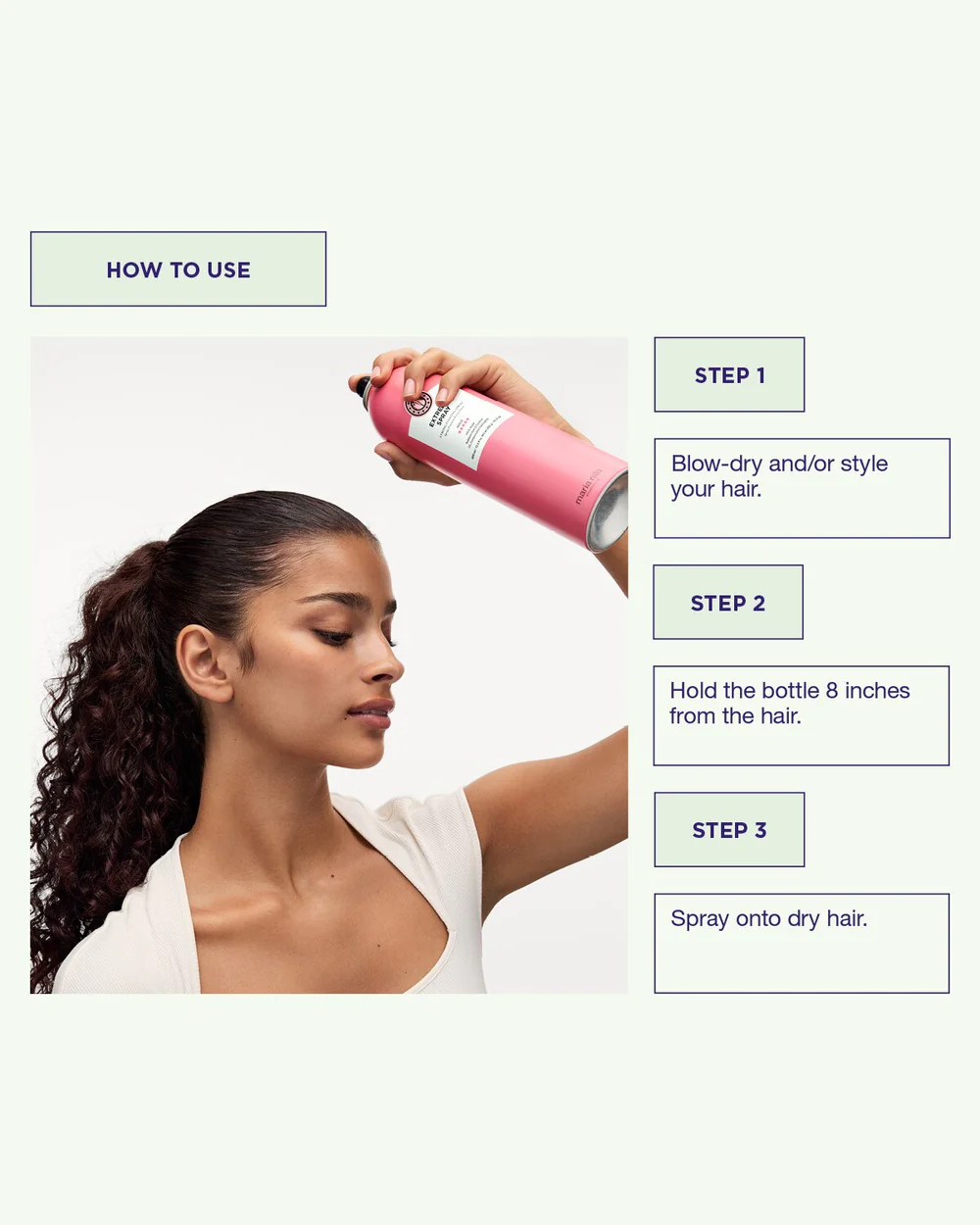 Maria Nila - Fixatif de finition extra fort Extreme Spray 400ml – Image 4