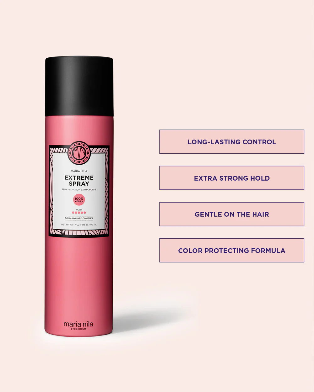 Maria Nila - Fixatif de finition extra fort Extreme Spray 400ml – Image 3