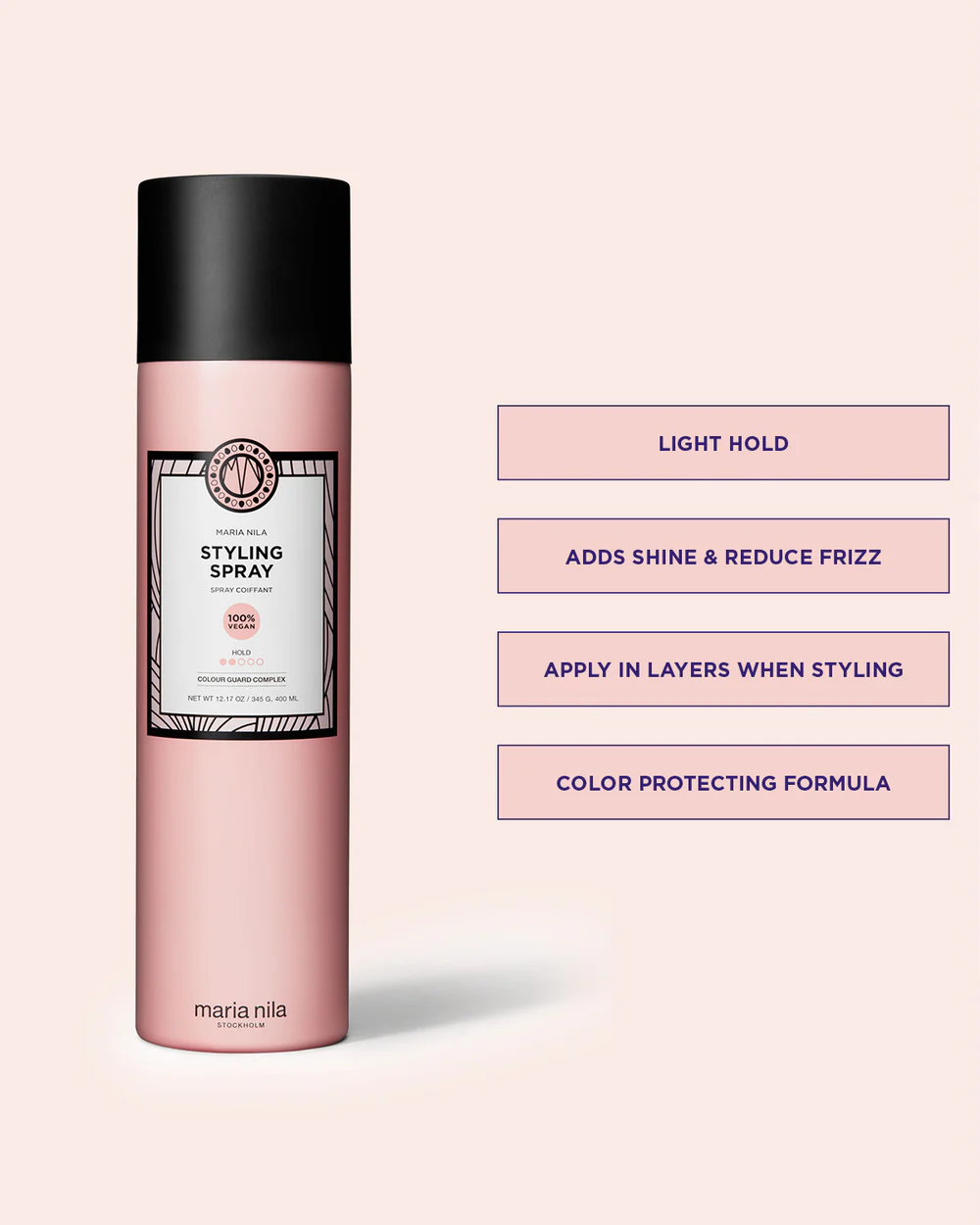 Maria Nila - Fixatif coiffant tenue légère Styling Spray 400ml – Image 3