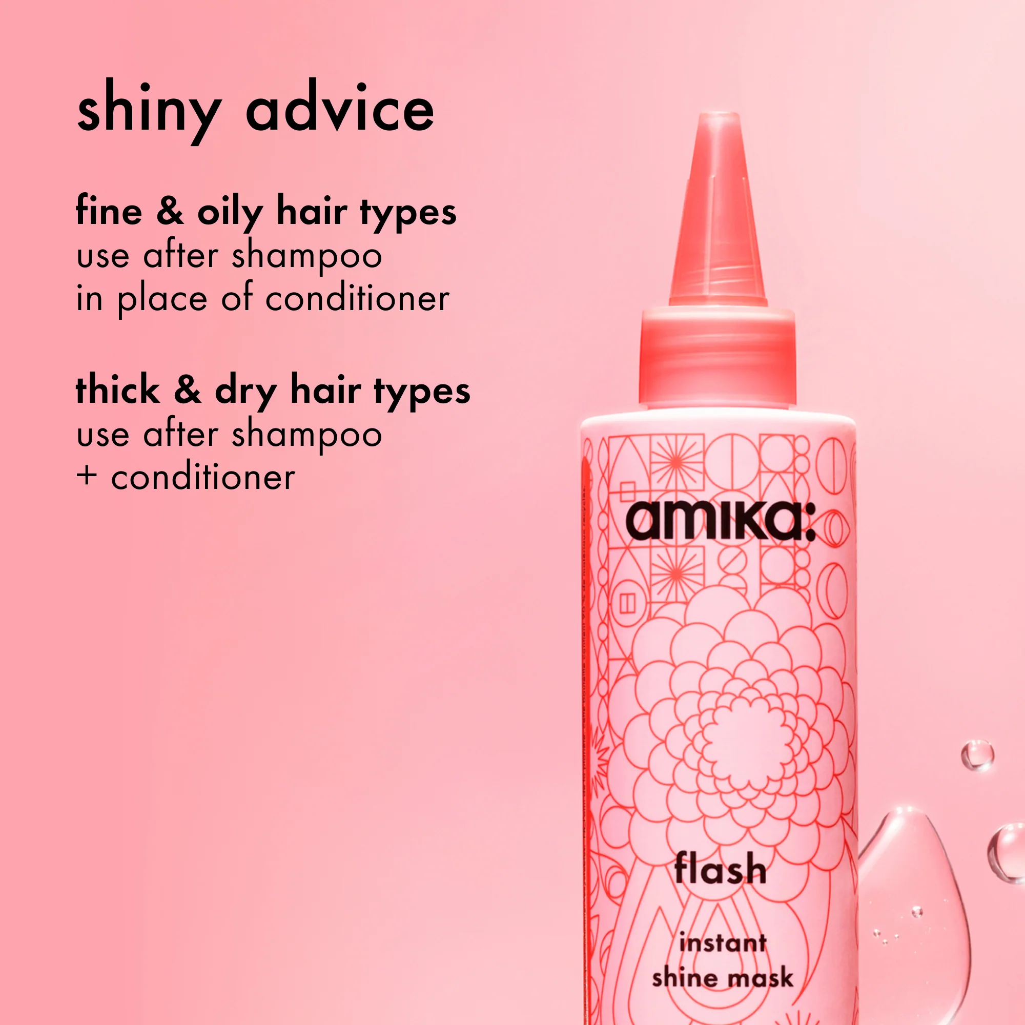 Amika - Masque de Brillance Instantanée Flash 200ml – Image 4