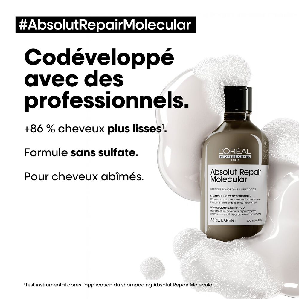 L'Oréal Professionnel - Shampoing Absolut Repair Molecular 1500ml – Image 2