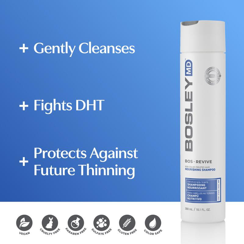 Bosley - Shampoing cheveux naturels 300ml – Image 2