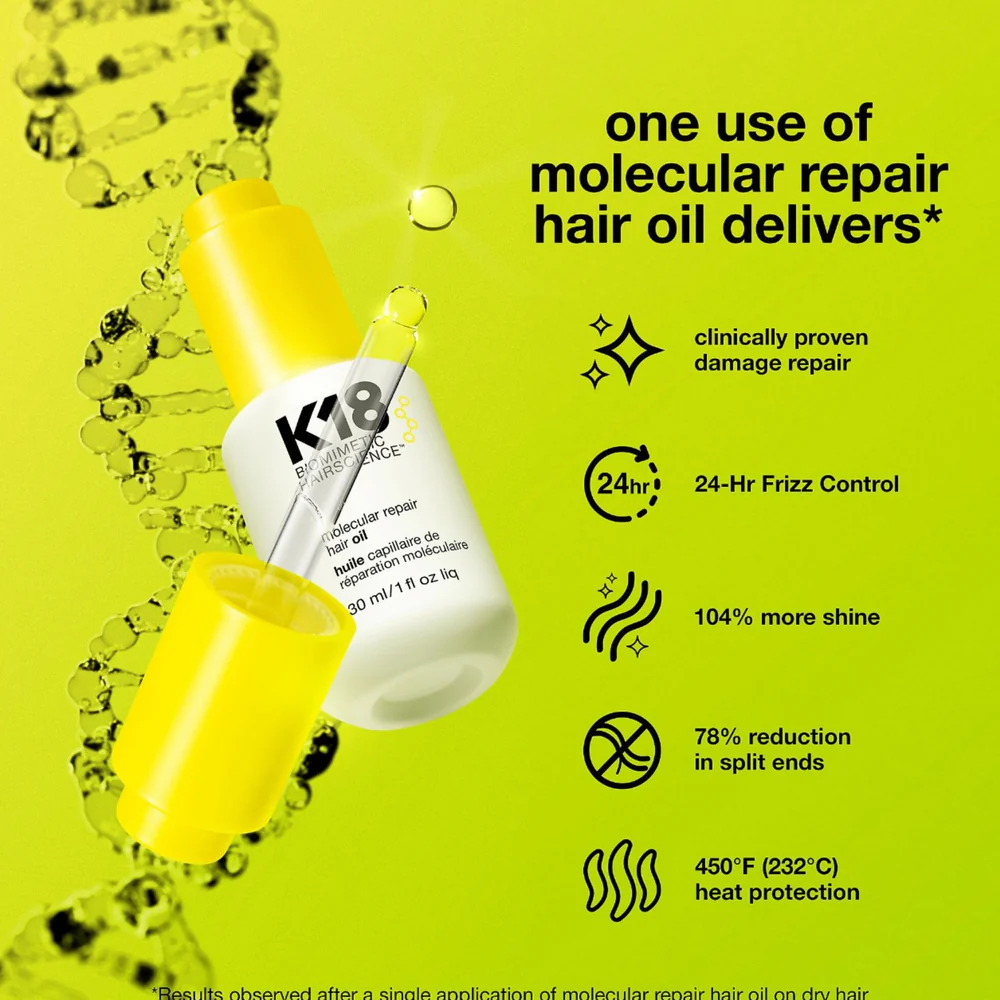 K18 - Huile capillaire de réparation moléculaire 30ml – Image 3