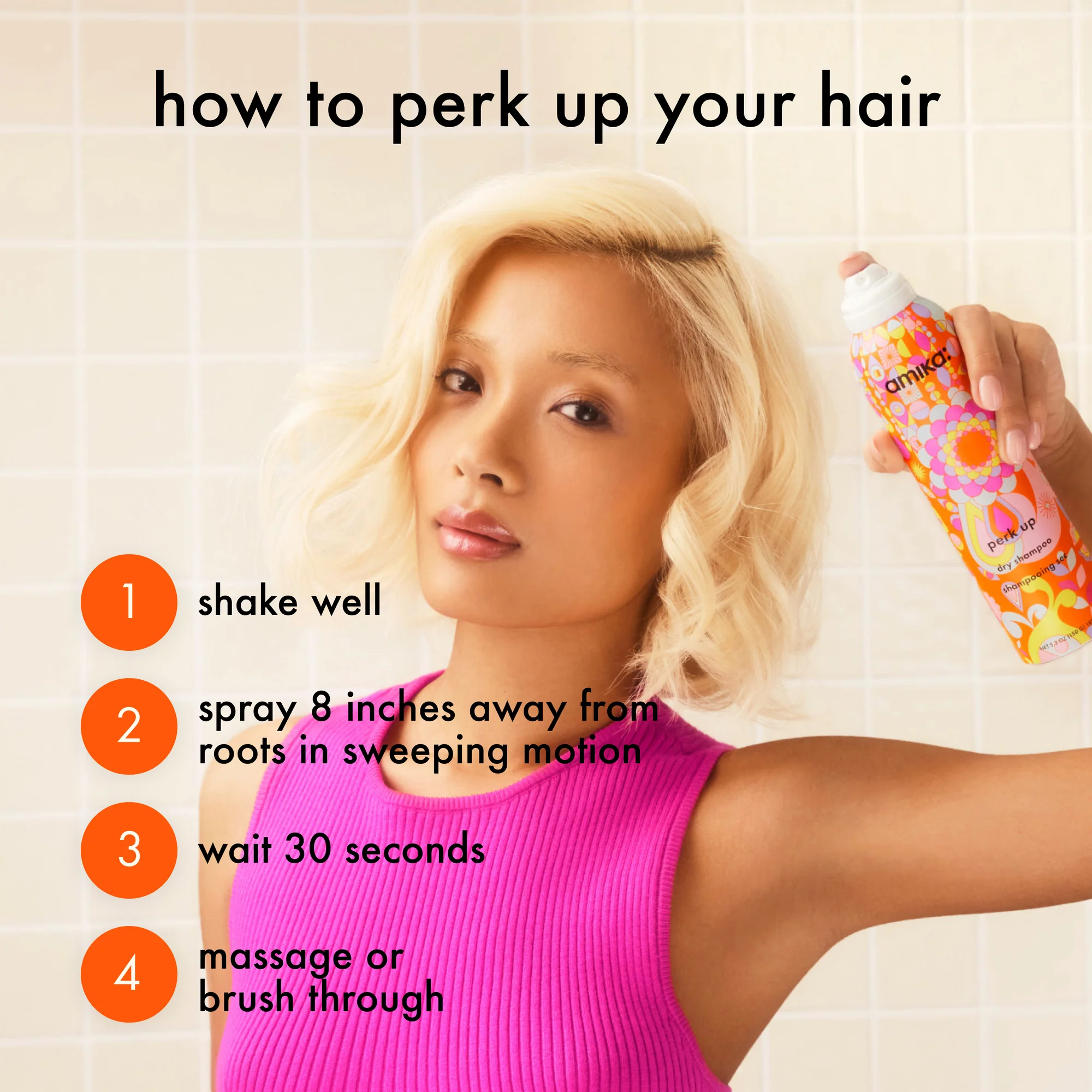 Amika - Shampoing Sec Perk Up Jumbo 339ml – Image 6