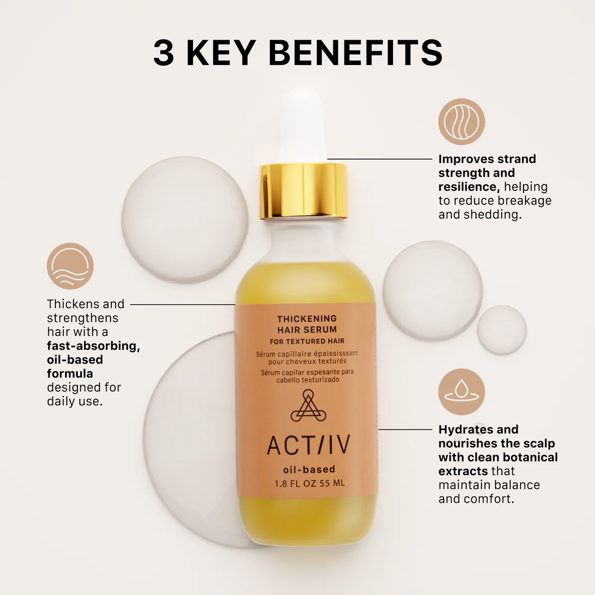 Actiiv - Sérum Capilaire À Base D'Huile 55ml – Image 2