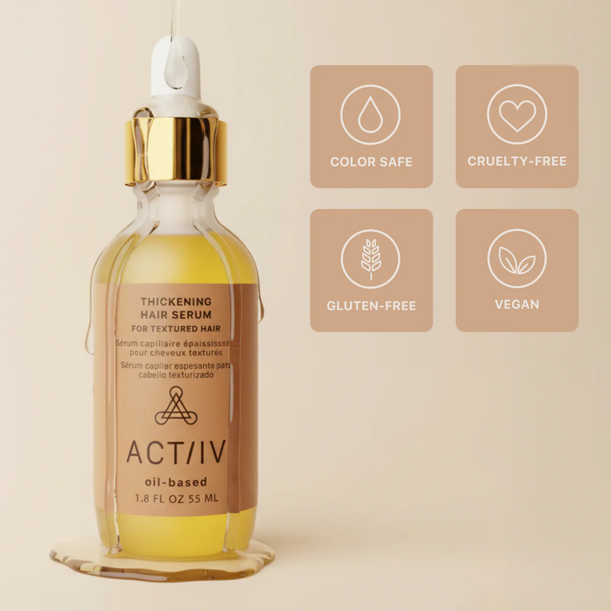 Actiiv - Sérum Capilaire À Base D'Huile 55ml – Image 4