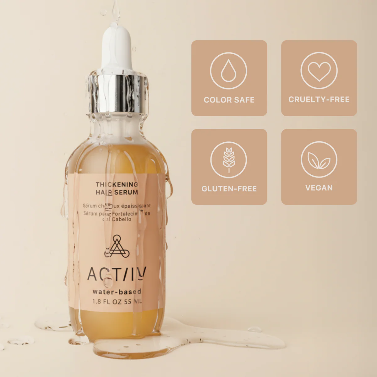 Actiiv - Sérum Capilaire À Base D'Eau 55ml – Image 3