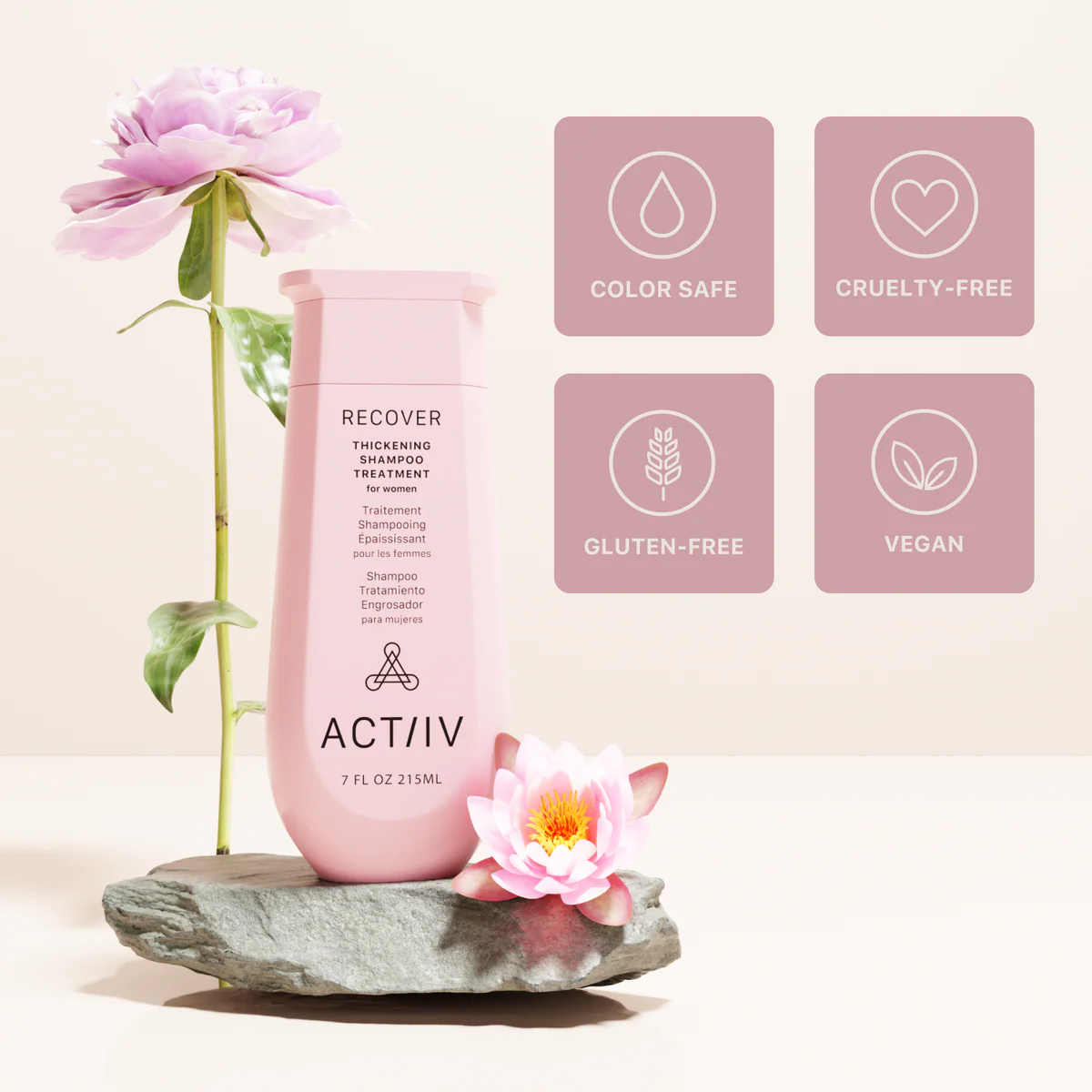 Actiiv - Shampoing Recover Pour Femme 215ml – Image 4