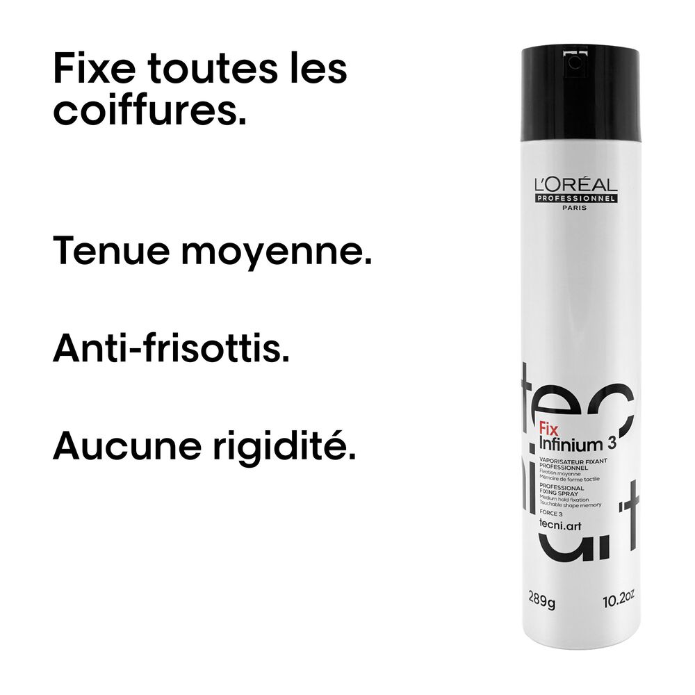 L'Oréal Professionnel - Fixatif à tenue moyenne Infinium 3 289g – Image 2
