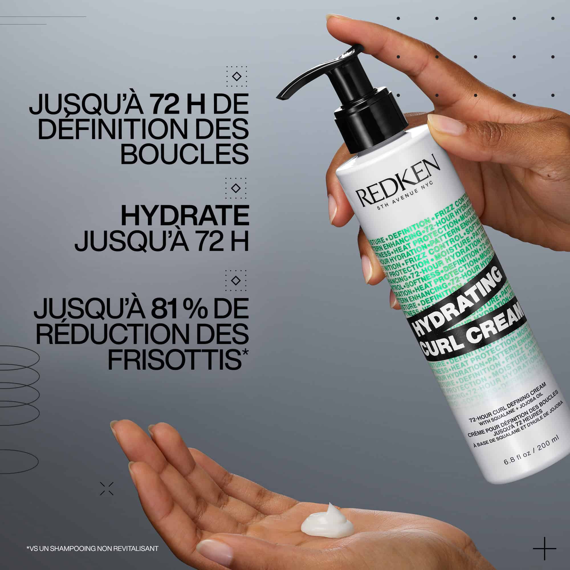 Redken - Crème hydratante boucles Hydrating Curl Cream 200ml – Image 4