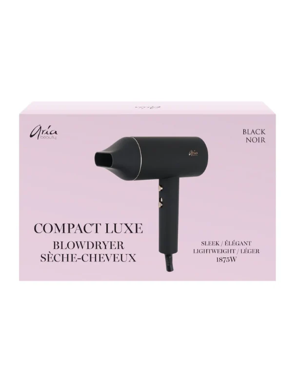 Aria Beauty - Séchoir Compact Noir – Image 3