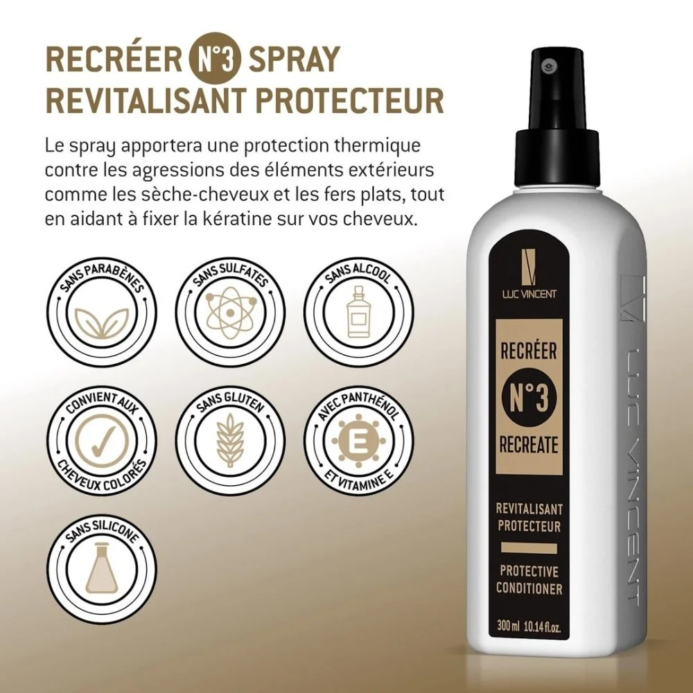 Luc Vincent - Revitalisant sans rinçage Recréer No.3 300ml – Image 2