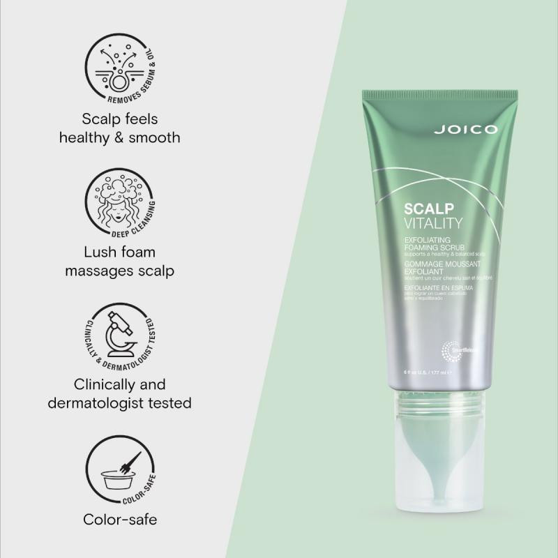 Joico - Gommage Moussant Exfoliant Scalp Vitality 177ml – Image 3