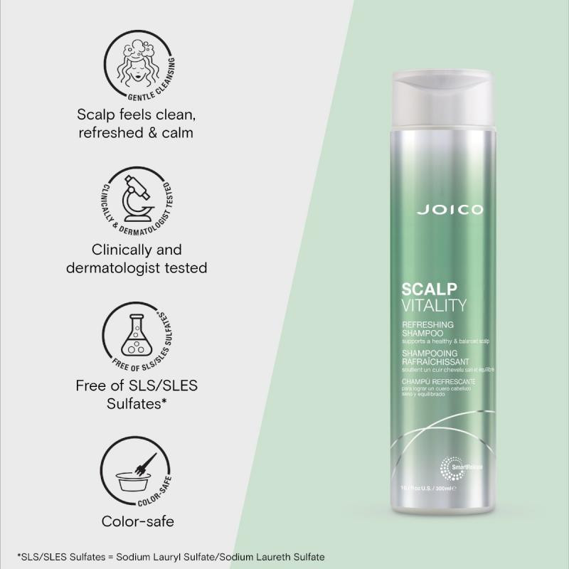 Joico - Shampoing Rafraîchissant Scalp Vitality 300ml – Image 3