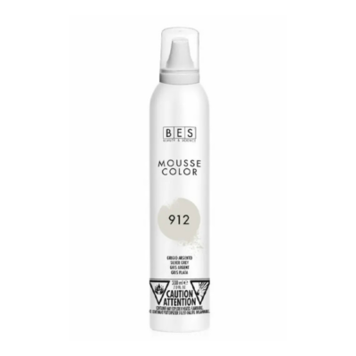 BES - Mousse Color 912 Gris Argent 200ml