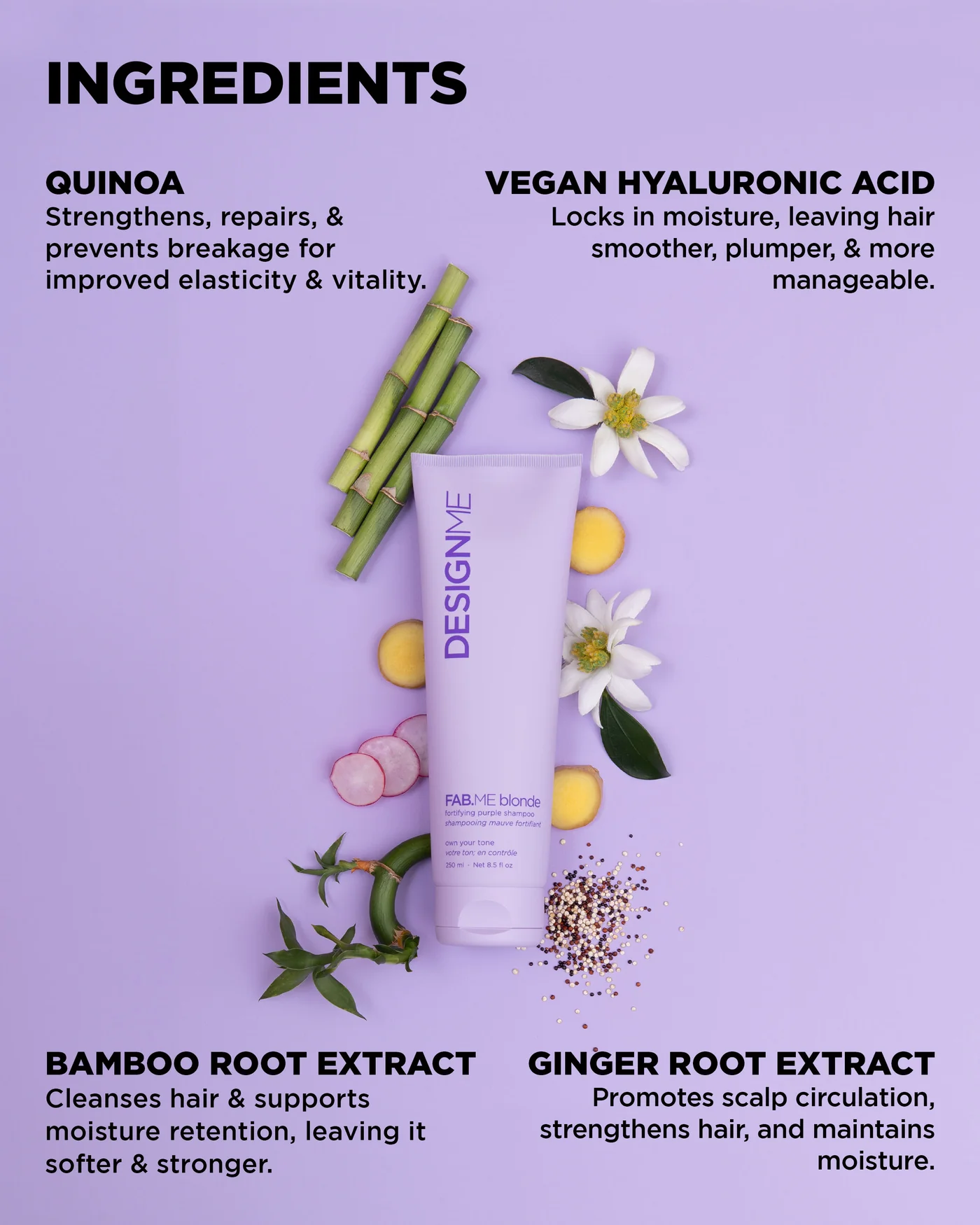 Design Me - Shampoing Mauve 250ml – Image 4