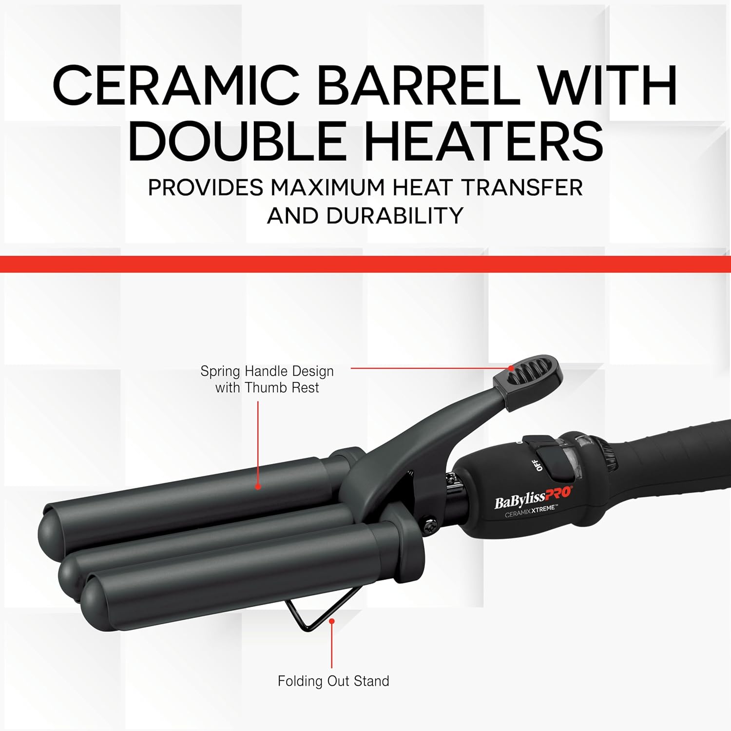 Babyliss Pro - Fer à onduler en céramique 7/8 po – Image 4