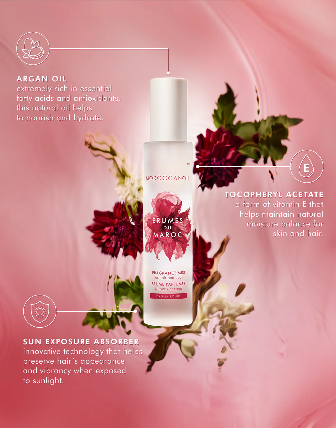 Moroccanoil - Brume Parfumée Dahlia Rouge 100ml – Image 2