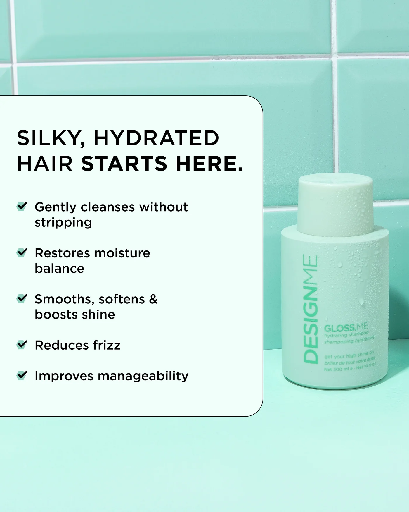 Design Me - Shampoing Gloss me 500ml – Image 2