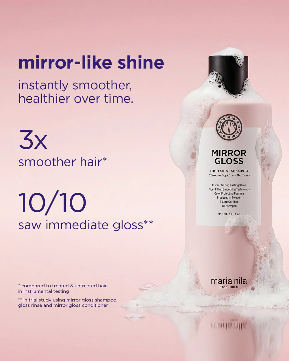 Maria Nila – Shampoing Mirror Gloss 1L – Image 2
