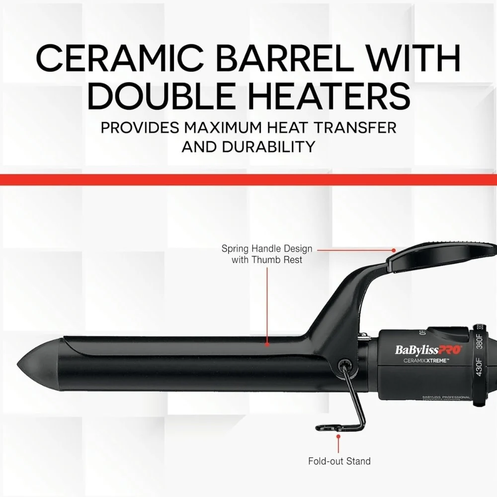 Babyliss Pro - Fer à friser Ceramix Xtreme avec pince 3/4 po – Image 2