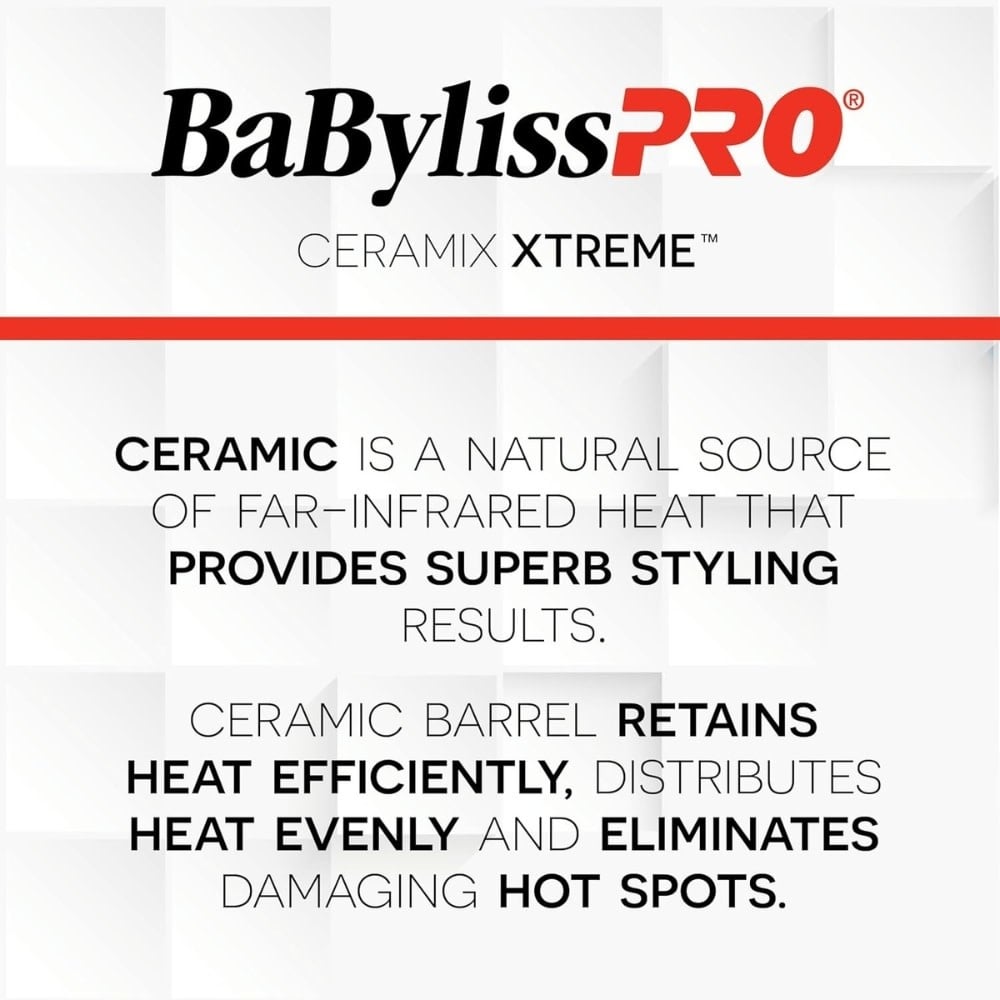 Babyliss Pro - Fer à friser Ceramix Xtreme avec pince 3/4 po – Image 6