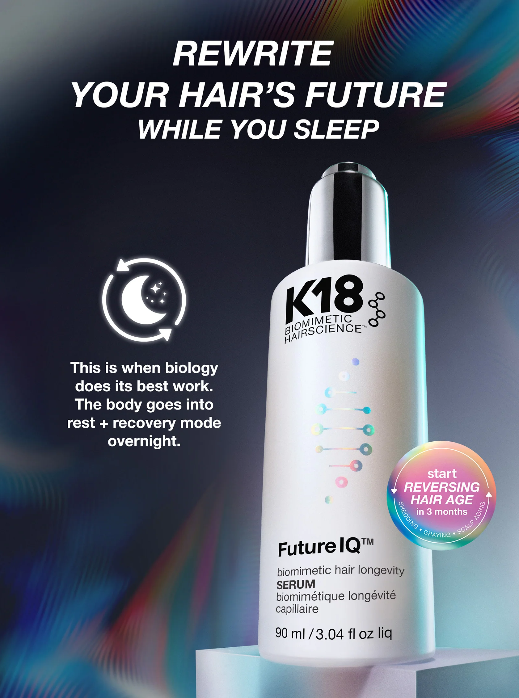 K18 - Sérum De Longivité FutureIQ 90ml – Image 12
